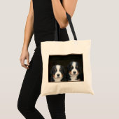 Bernese puppies canvas tas (Voorkant (product))