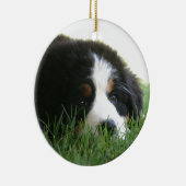 Bernese Puppy Keramisch Ornament (Rechts)