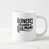 Bernese Puppy mama, Bernese Dog Moeder, Bernese ma Grote Koffiekop (Rechts)