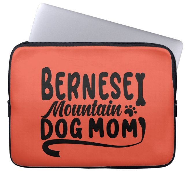 Bernese Puppy mama, Bernese Dog Moeder, Bernese ma Laptop Sleeve (Voorkant)
