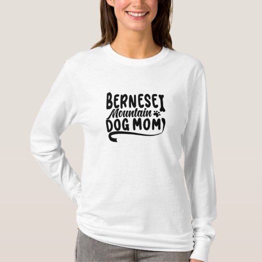 Bernese Puppy mama, Bernese Dog Moeder, Bernese ma T-shirt (Voorkant)
