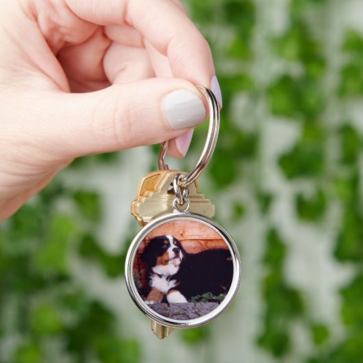 Bernese sleutelhanger van berghond (Hand)