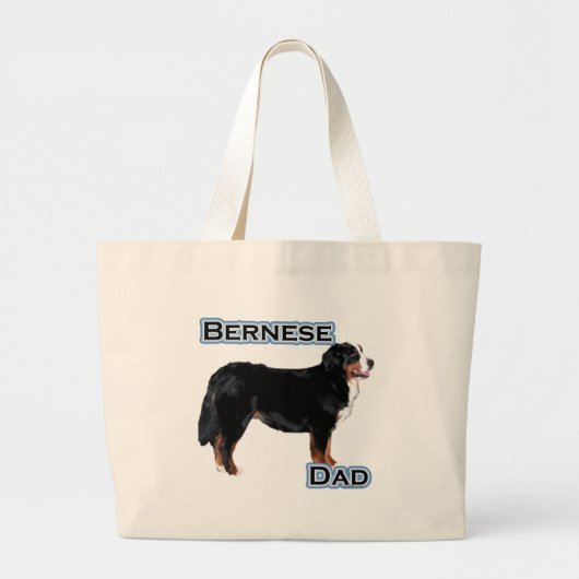 Bernese vader 4 grote tote bag (Voorkant)