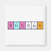 Bernhard periodieke table name magnet (Voorkant)