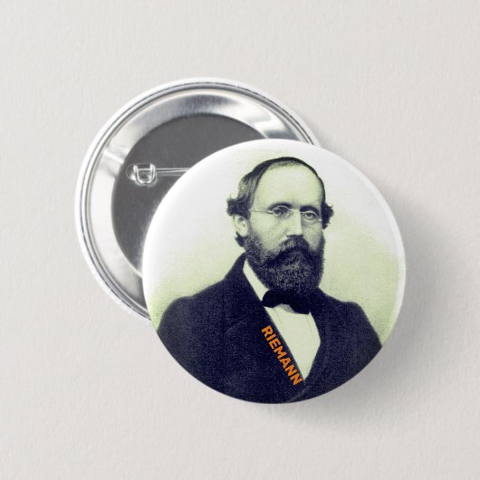 Bernhard Riemann Button (Voorkant /achterkant)