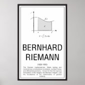 Bernhard Riemann Poster (Voorkant)