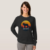 Bernhardiner Dog Retro 16 T-shirt (Voorkant volledig)