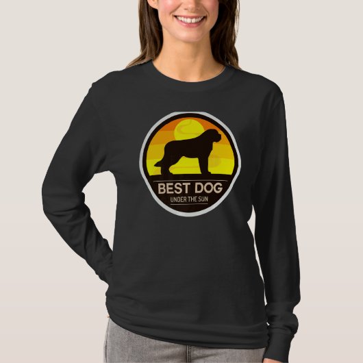Bernhardiner Dog Retro 18 T-shirt (Voorkant)