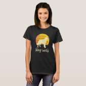Bernhardiner Dog Retro 1 T-shirt (Voorkant volledig)