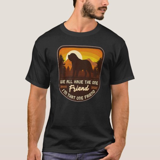 Bernhardiner Hondenras 1 T-shirt (Voorkant)