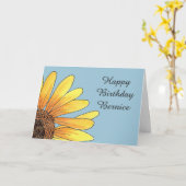 Bernice's Verjaardag Kaart (Gele Bloem)