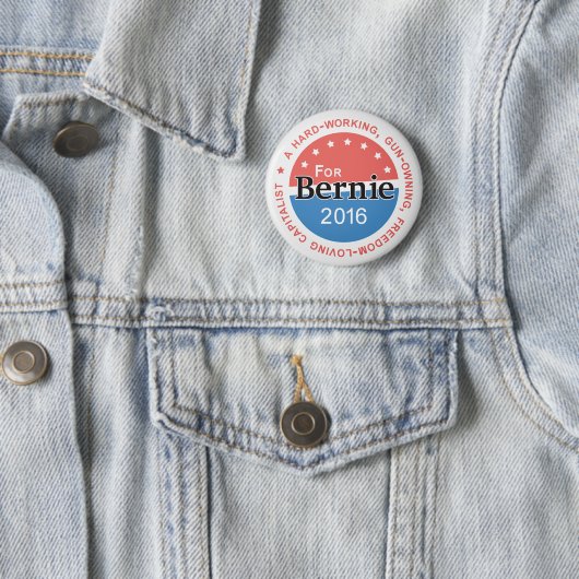 Bernie 2016 Button (In situ)