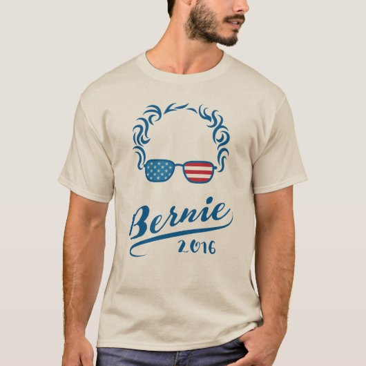 Bernie 2016 Cylcone Stropdas-Die T-Shirt v.1 (Voorkant)