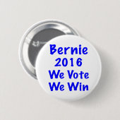 Bernie 2016 ronde button 5,7 cm (Voorkant /achterkant)