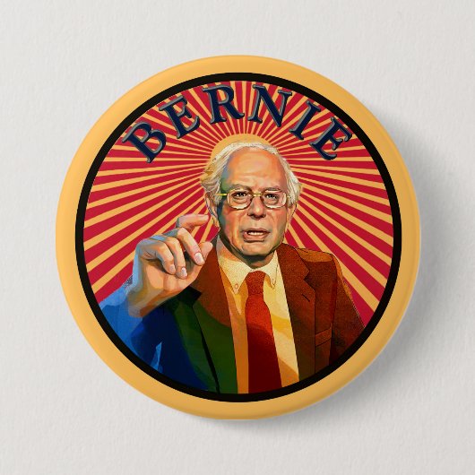 BERNIE 2016 RONDE BUTTON 7,6 CM (Voorkant)