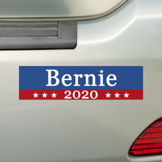 Bernie 2020 bumpersticker (Op auto)