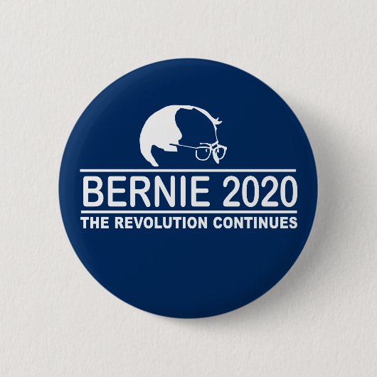 Bernie 2020 ronde button 5,7 cm (Voorkant)