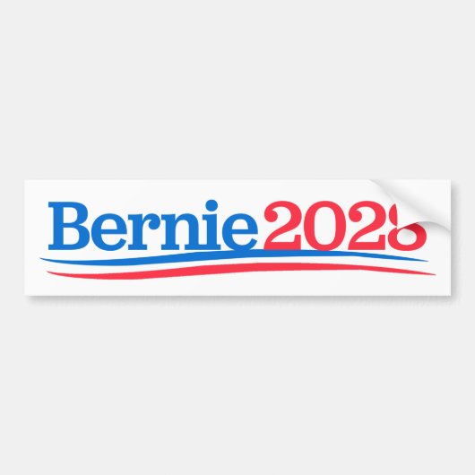 Bernie 2028 bumpersticker (Voorkant)