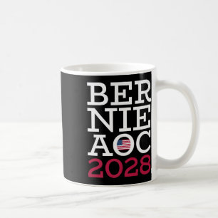 Bernie AOC 2028 Campagne - Vechten Oligarchie Patr Koffiemok