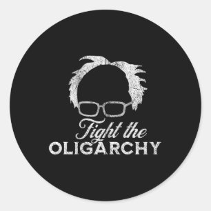 Bernie AOC 2028 Fight Oligarchy Bernie Sanders Pre Ronde Sticker