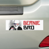 Bernie Bro - Bernie Sanders - .png Bumpersticker (Op auto)