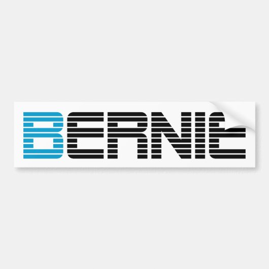 BERNIE BUMPERSTICKER (Voorkant)