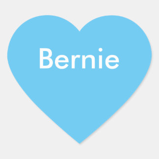 Bernie Bumpersticker Hart Sticker