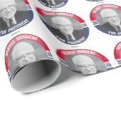 Bernie Button - Bernie voor President Cadeaupapier (Rol Hoek)