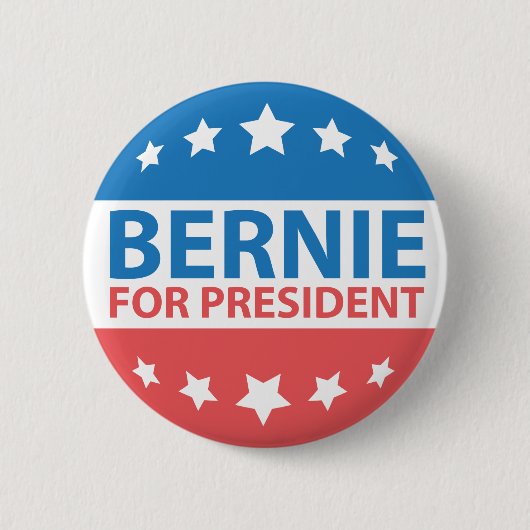 Bernie for President Ronde Button 5,7 Cm (Voorkant)