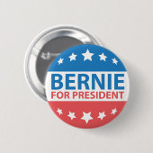 Bernie for President Ronde Button 5,7 Cm (Voorkant /achterkant)