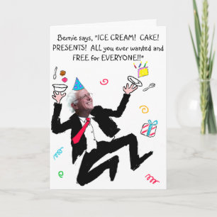 Bernie Free-For-All Verjaardag Kaart