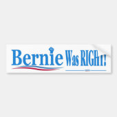 Bernie had gelijk bumpersticker (Voorkant)