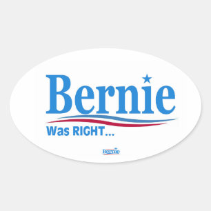 Bernie had gelijk sticker
