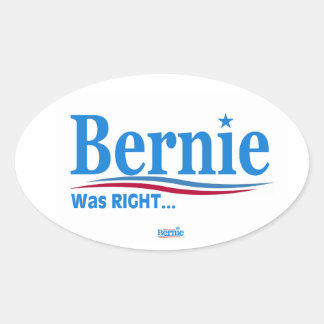 Bernie had gelijk sticker