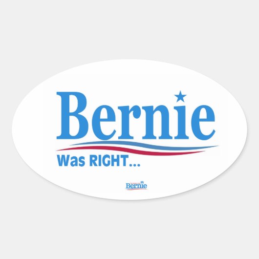 Bernie had gelijk sticker (Voorkant)