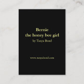 Bernie - het meisje met de honingbijen visitekaartje (Achterkant)