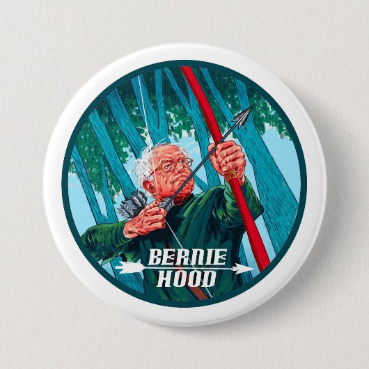 Bernie Hood Ronde Button 7,6 Cm (Voorkant)
