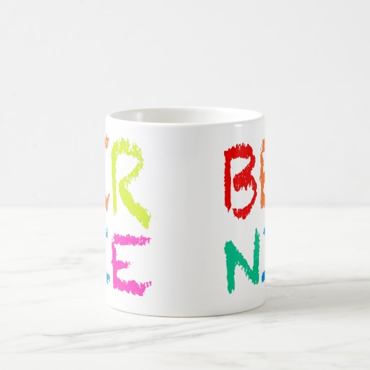 "BERNIE" (IN RAINBOW-LETTERS) KOFFIEMOK (Center)