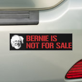Bernie is niet te koop - Bernie Sanders - .png Bumpersticker (Op auto)