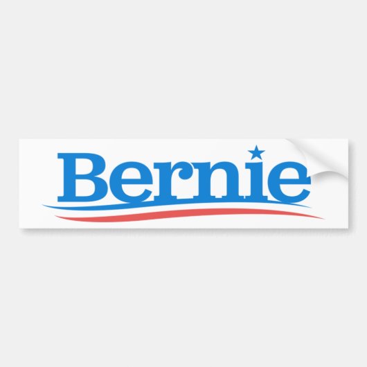 Bernie Logo Bumpersticker (Voorkant)