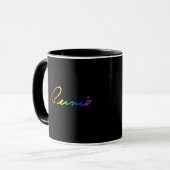Bernie Pride Signature - Rainbow Colors - LGBT -.p Mok (Voorkant links)