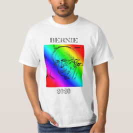 Bernie Sander 2020 presidentsverkiezingen regenboo T-shirt