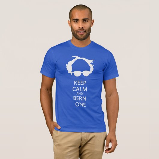 Bernie Sander Mannen T-shirt (Voorkant volledig)