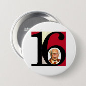 Bernie Sanders 16 Ronde Button 7,6 Cm (Voorkant /achterkant)