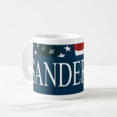 Bernie Sanders 2016 AMERICAN FLAG Koffiemok (Voorkant links)