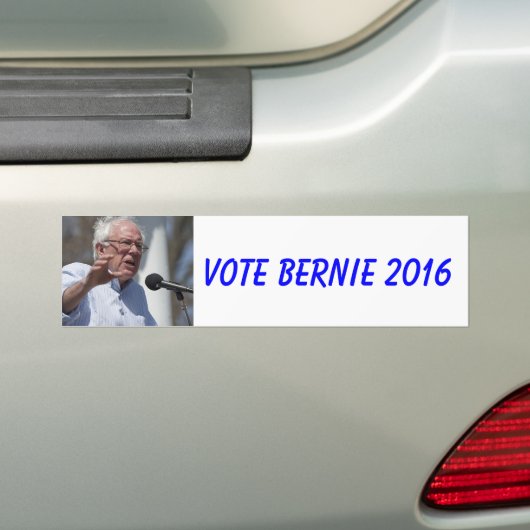 Bernie Sanders 2016 Bumpersticker (Op auto)