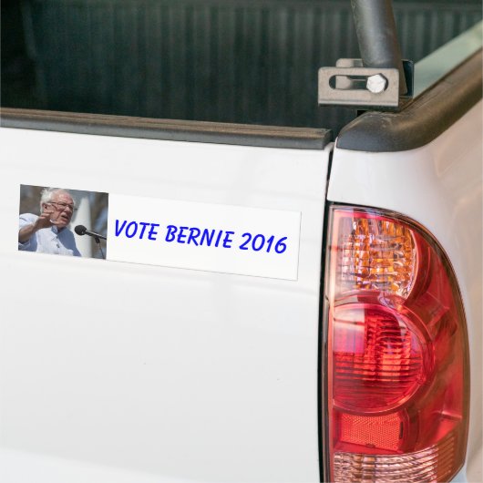 Bernie Sanders 2016 Bumpersticker (Op Truck)
