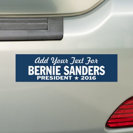 Bernie Sanders 2016 Bumpersticker (Op auto)