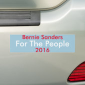 Bernie Sanders 2016 Bumpersticker (Op auto)