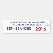 Bernie Sanders 2016 Bumpersticker (Voorkant)